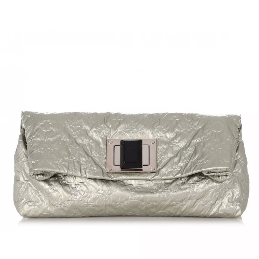 LOUIS VUITTON ALTAIR CLOTH CLUTCH BAG